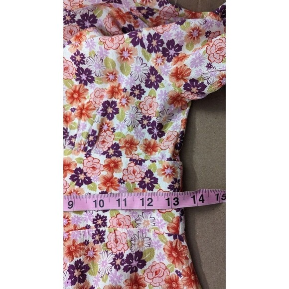 Nobody's Child 1940s Inspired Alexis Button Front Floral Midi Tea Dress UK 8 - Picture 11 of 11